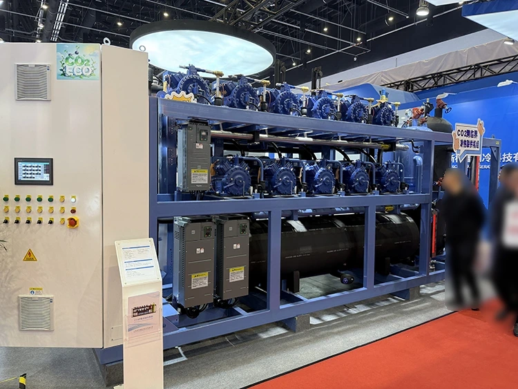 Unidad compresora de refrigeración transcrítica de CO₂